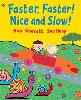 313 Faster Faster Nice and Slow !音声絵本 9780140567878-jacket-hsize.jpg